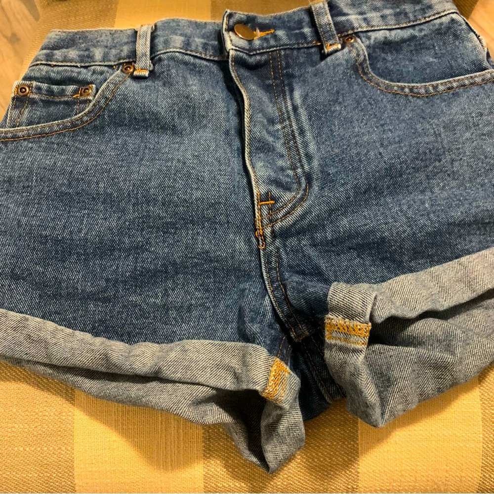 Denim shorts